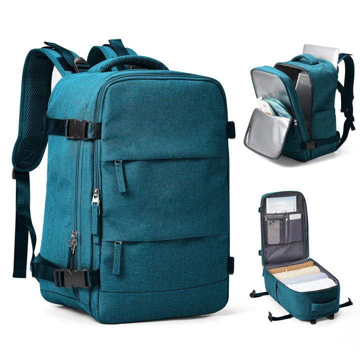 BowLift | Travel Backpack Travomate | Waterproof & Versatile | 15.6" Laptop Compartment | Large Capacity with Wet-Dry Separation