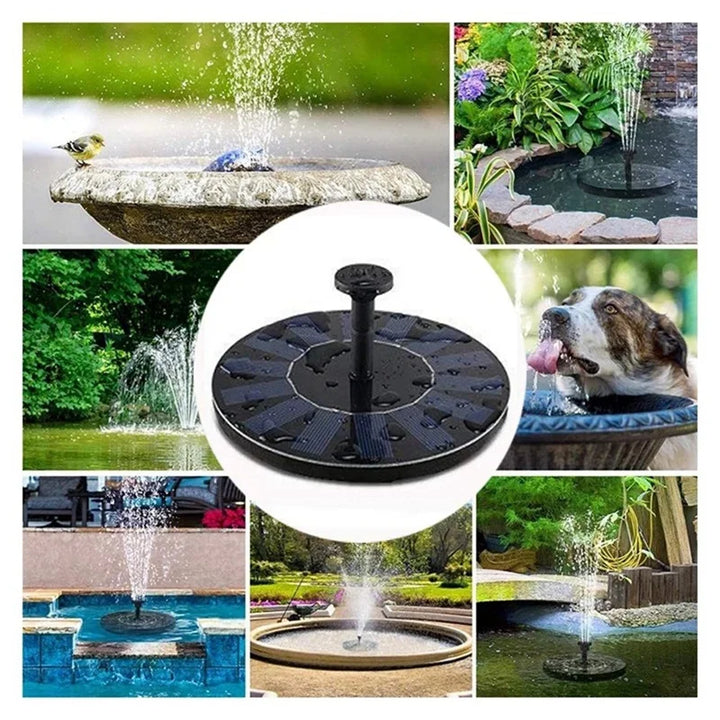 BowLift | SolarSpring Vital Solar Fountain | Floating Pond Pump | Garden Decoration | Solar Water Feature for Outdoors