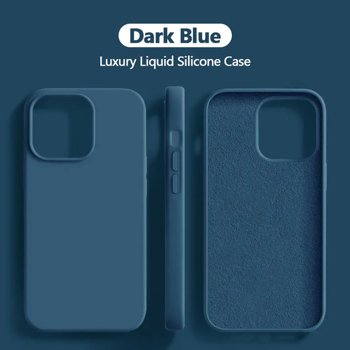 BowLift | Liquid silicone case shockproof for iPhone 15 14 13