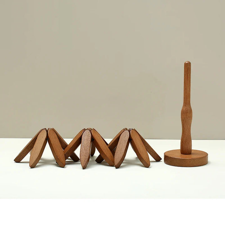 BowLift | Noble tree coasters in wood look
