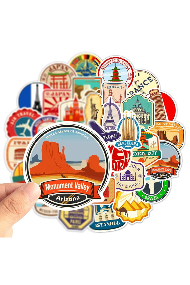 Travel Stickers 10/30/50PCS | Bowlift