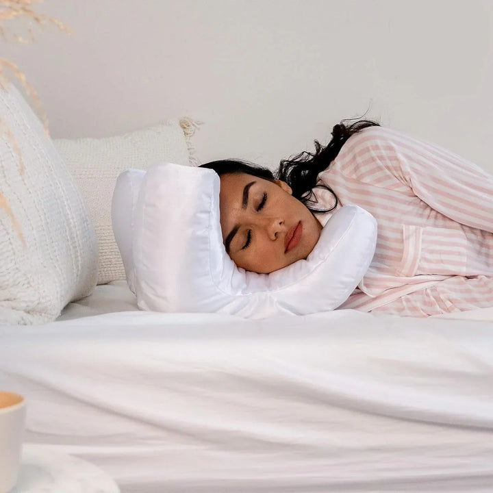 BowLift | Face Pillow Set with Satin Pillowcase | Anti-Aging, Wrinkle Reduction & Ideal for Back Sleepers and Beauty Enthusiasts