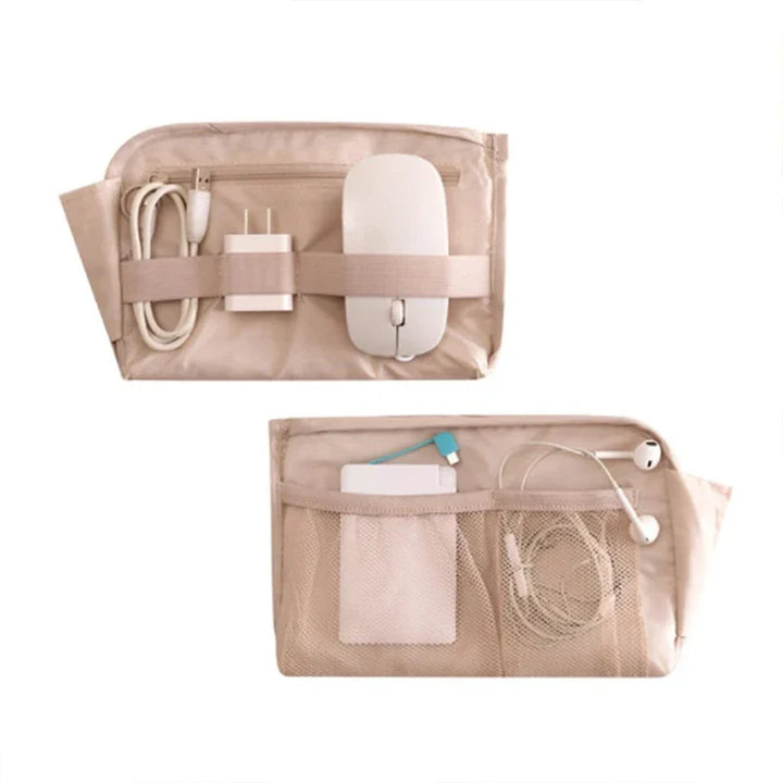 BowLift | Tech Bag Cable Bag Waterproof | Electronics Organizer for Travel | Compact & Durable | Nylon 23x15cm