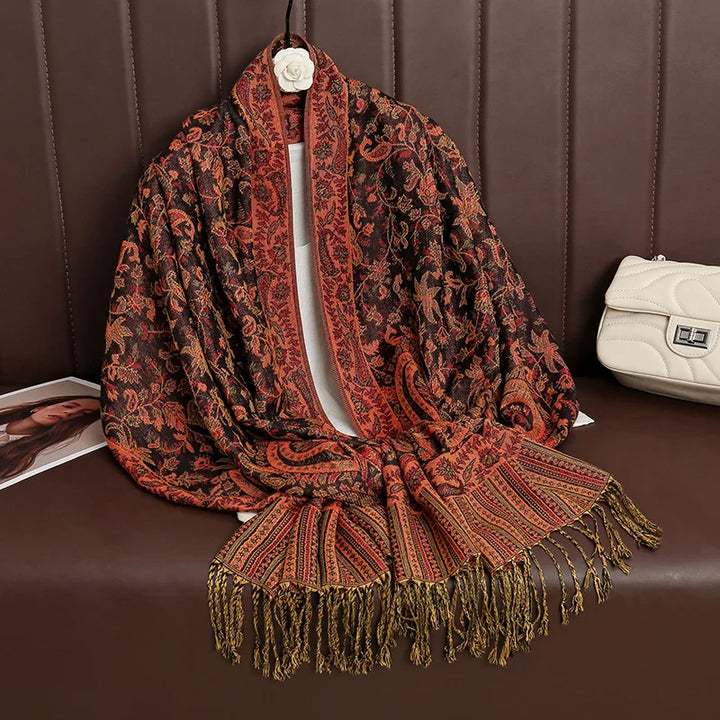 BowLift | Élégancea | Women's Scarf | Cashmere Feel | 70 × 190 cm | Luxury Print & Warm