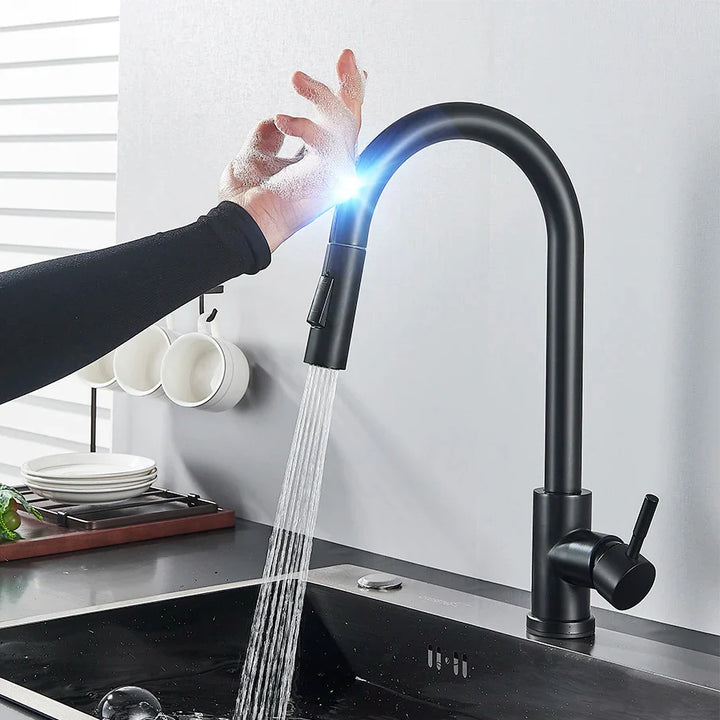 BowLift | Pull-out Kitchen Faucet with Touch Control and Sensor Function