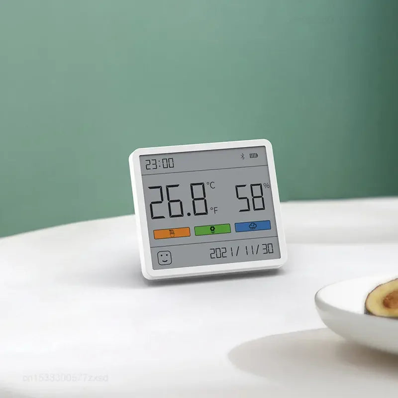 BowLift | All-in-One Indoor Humidity Meter Clock Digital Thermometer
