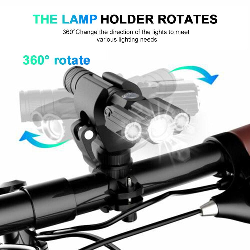 BowLift | Three Head Rechargeable Rotatable Flashlight