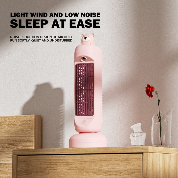 Mini Bear Air Cooler Humidifier Fan | Bowlift