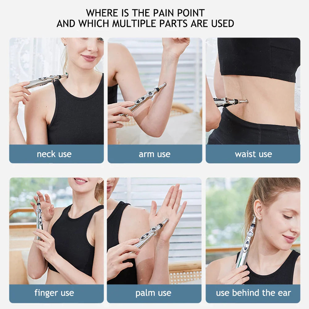 BowLift | Multifunctional Acupuncture Massage Pen - 5 Heads