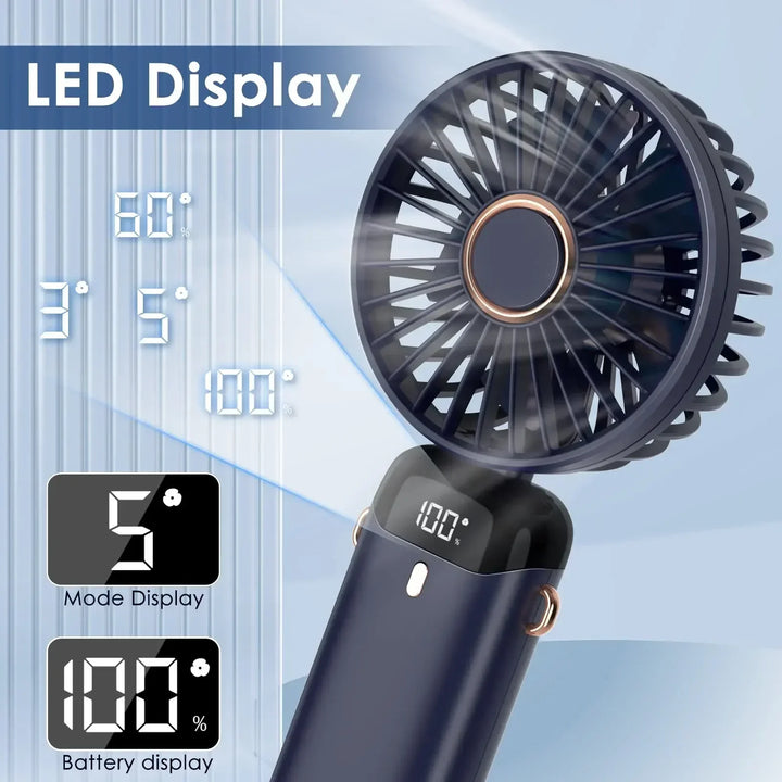 Electric Fan Portable Air Conditioner Mini Cooler Rechargeable Neck Fans for Home Free Shipping Hand Usb Conditioning Blades | Bowlift