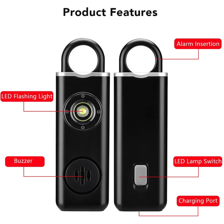 Emergency Self Defense Alarm Keychain | Bowlift