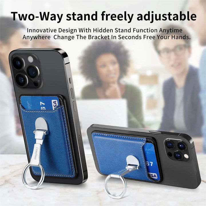 BowLift | Leather Magsafe Phone Wallet Holder