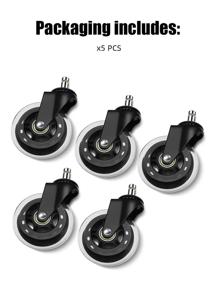 BowLift | Swivel Roller Office Chair Wheels  5PCS