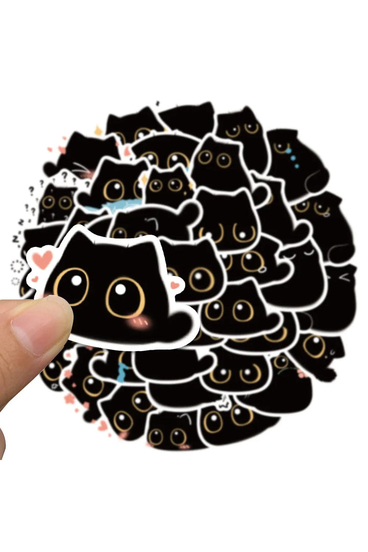 Black Cat Stickers | Bowlift