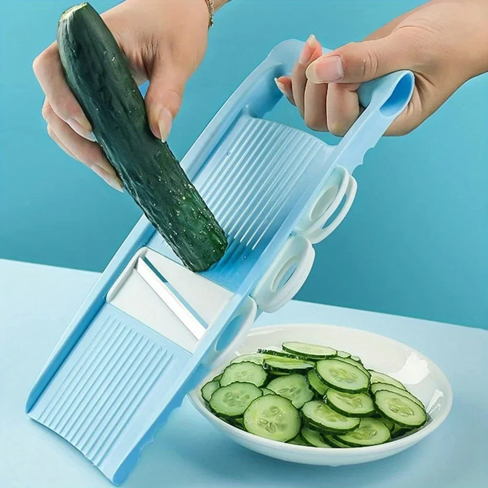 BowLift | Cutlino Multi-Slicer 5in1 | Manual & Versatile | Compact & Cordless | For Vegetables & Fruits