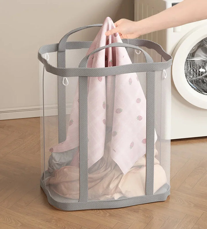 AirNylon collapsible laundry basket | Bowlift