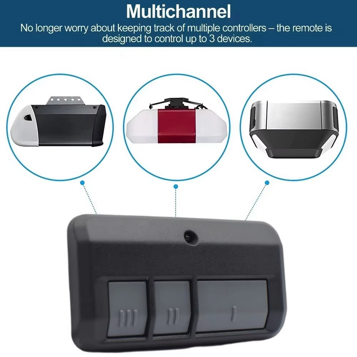 BowLift | Universal Garage Door Remote Opener Compatible with 315MHz and 390MHz Systems