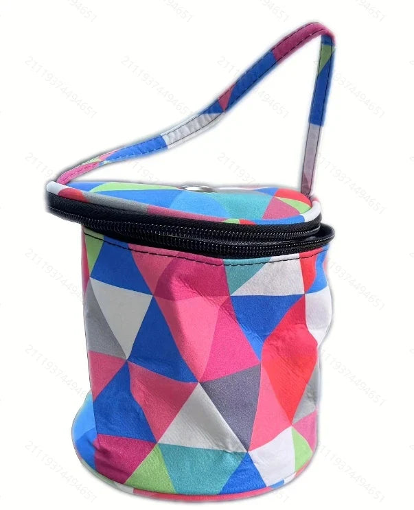 BowLift | Wollina Yarn Bag | Cylindrical Wool Pouch made of Polyester | Compact & Portable | For Crochet & Knitting Accessories