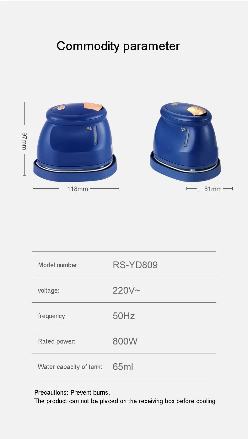 BowLift | Portable Travelling Steamer Iron