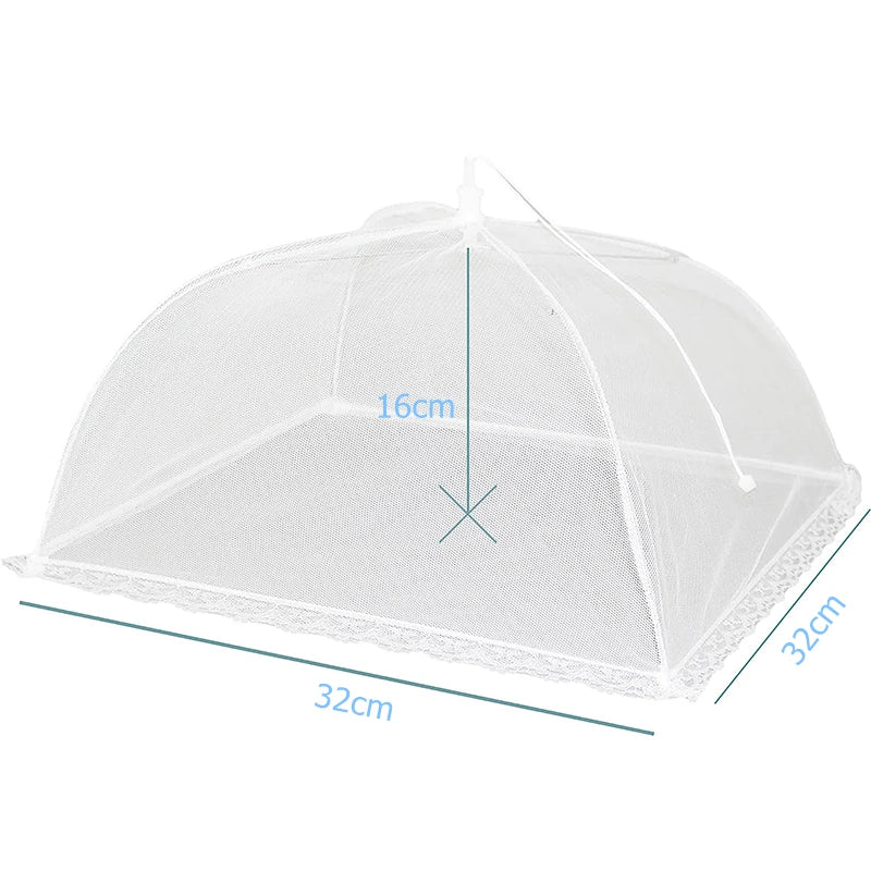 BowLift | FrischNetz Folding Cover for Food | Reusable & Breathable | Insect Net for Outdoors & Kitchen | Lightweight & Space-Saving