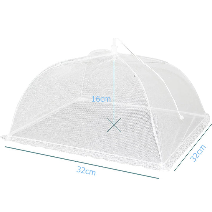 BowLift | FrischNetz Folding Cover for Food | Reusable & Breathable | Insect Net for Outdoors & Kitchen | Lightweight & Space-Saving