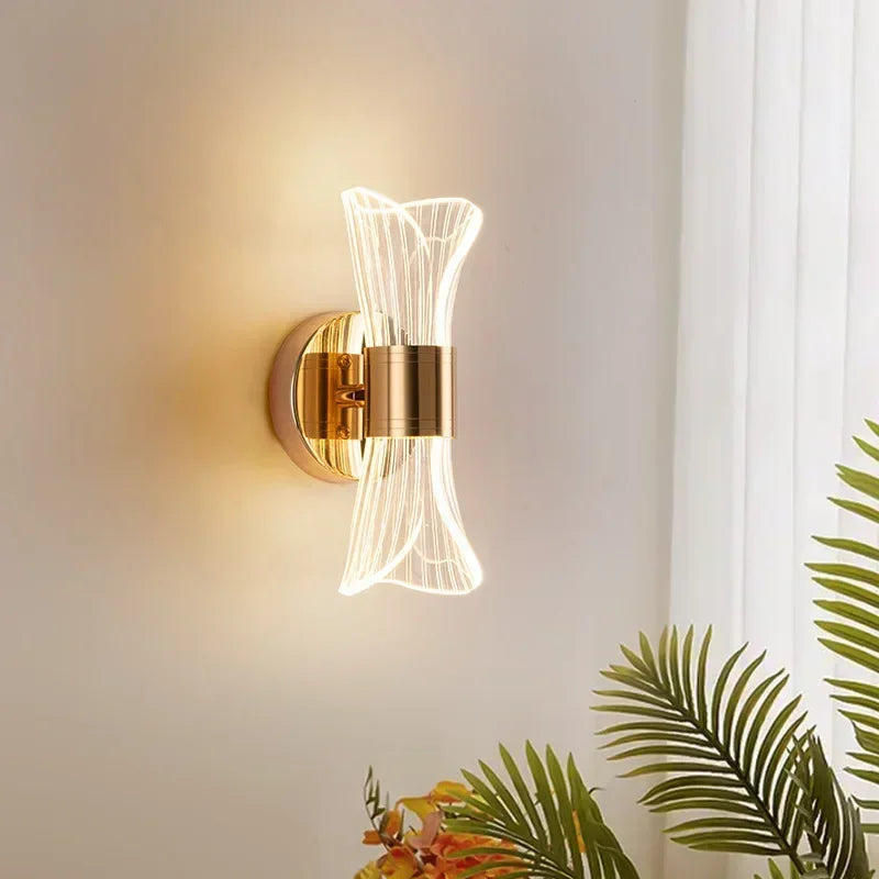 GlowCurve – Elegant LED Wall Lamp for Bedroom and Living Room Bowlift