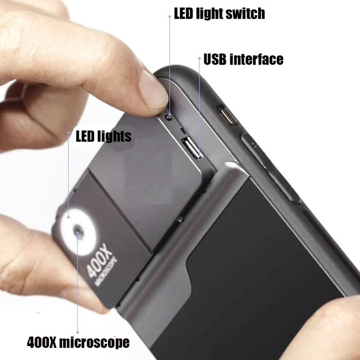BowLift | 400x Adjustable Expert View Microscope Universal Phone Lens