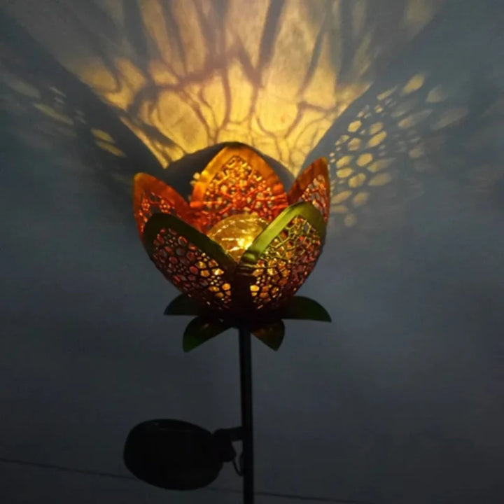 BowLift | Solar Garden Light Lotus Flower – Decorative LED Outdoor Lighting for Garden and Yard