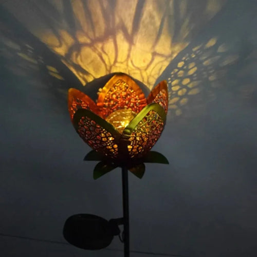 BowLift | Solar Garden Light Lotus Flower – Decorative LED Outdoor Lighting for Garden and Yard