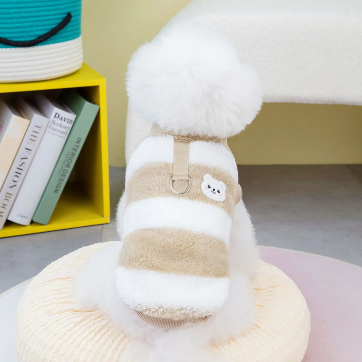 Warmer fleece dog sweater for small dogs Bowlift