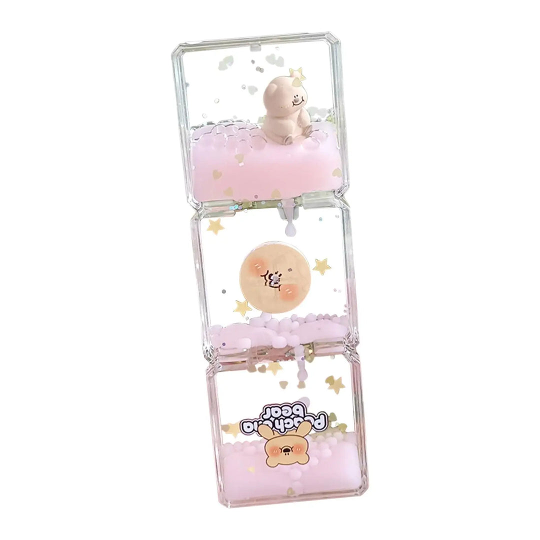 BowLift | Floral Fantasy Liquid Cartoon Motion Hourglass