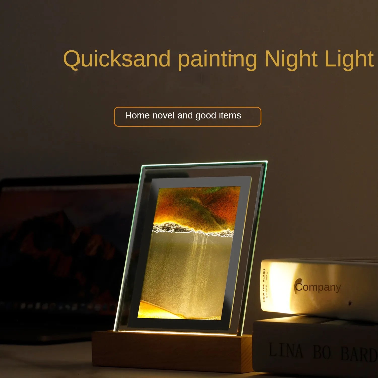 BowLift | Sand Art LED Quicksand Artistic Table Lamp
