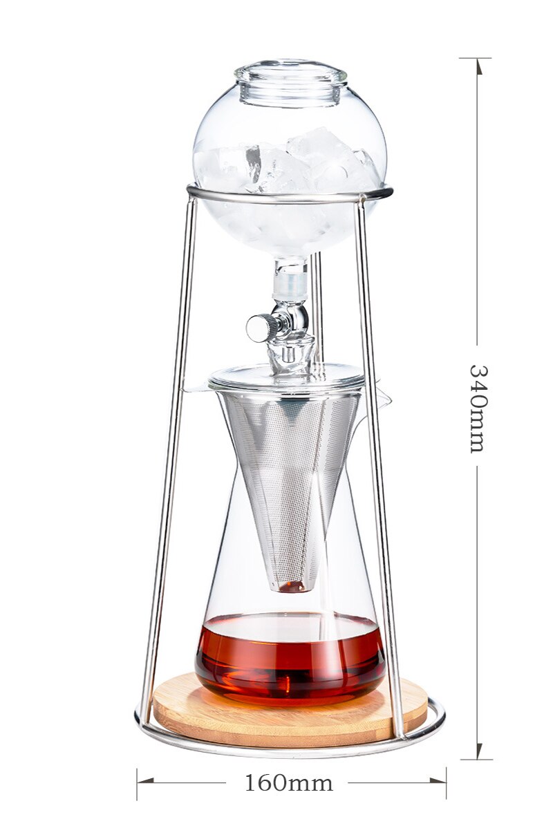 BowLift | Vintage Art Brew Glass Reusable Drip Coffee Pot