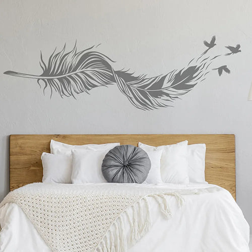 Birds Of A Feather Vinyl Wall Sticker For Bedroom Living Room Removable Peel & Stick Wall Decal For Creative DIY Home Decor | Bowlift