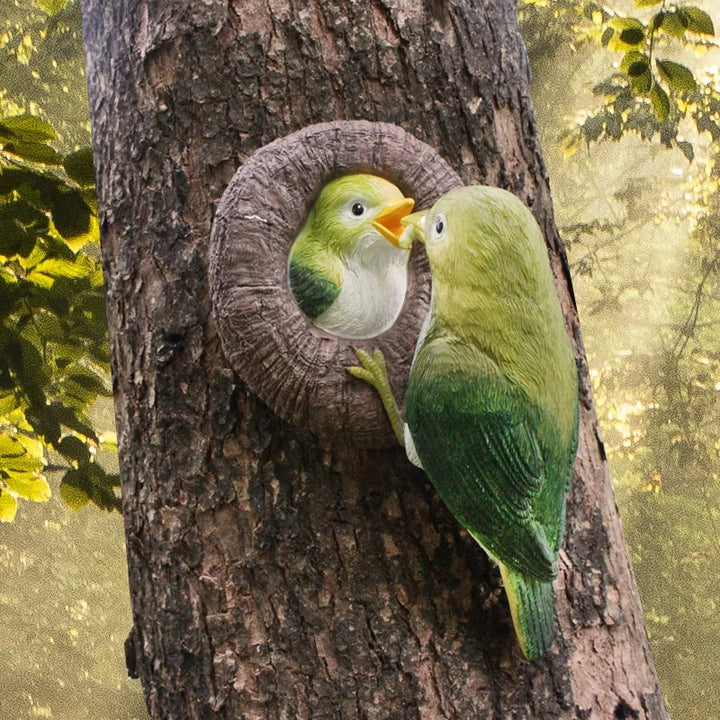 Lovebirds Tree Hug Wall Hanging Decor | Bowlift