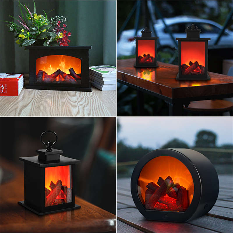 Inferno PortaBowlifte Fireplace Night Lamp | Bowlift
