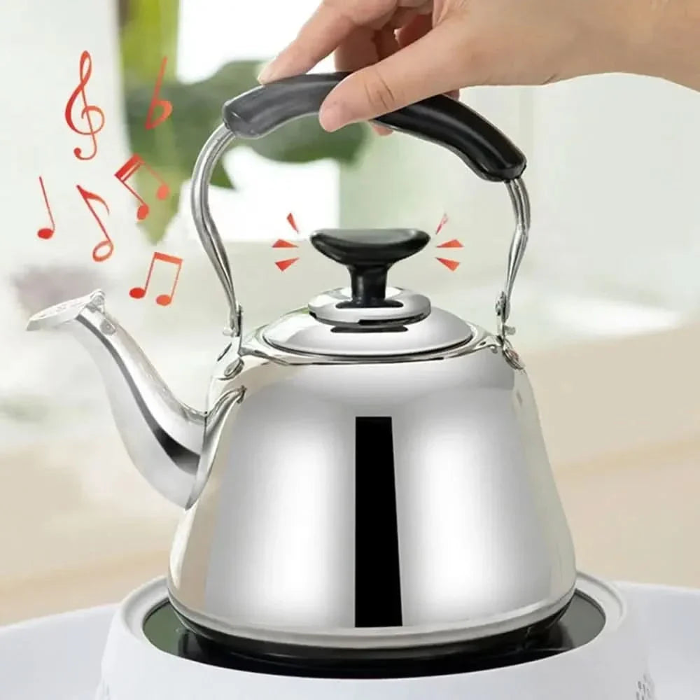BowLift | Stainless Steel Stovetop Kettle – Whistling Tea Kettle