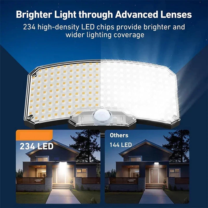 BowLift | Solar Energy Outdoor Lamp with Motion Sensor – Safety in Crisis