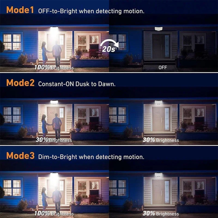 BowLift | Solar Energy Outdoor Lamp with Motion Sensor – Safety in Crisis