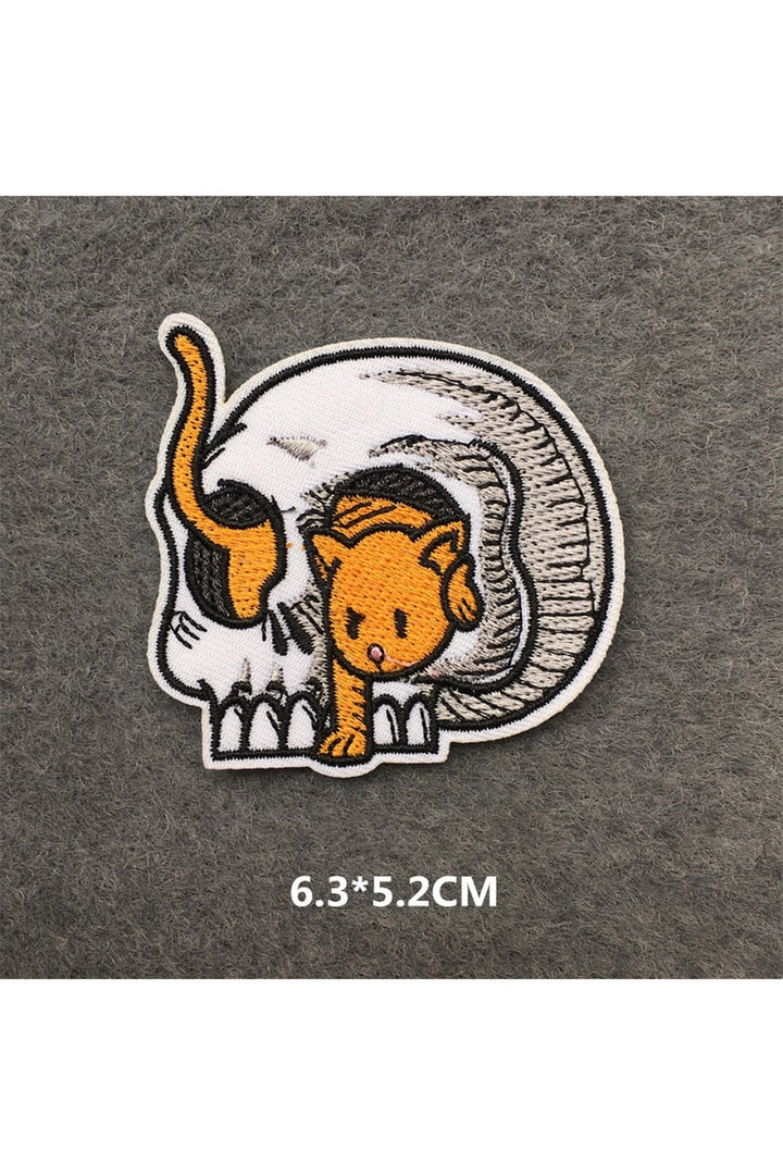 Punk embroidered patch set | Bowlift