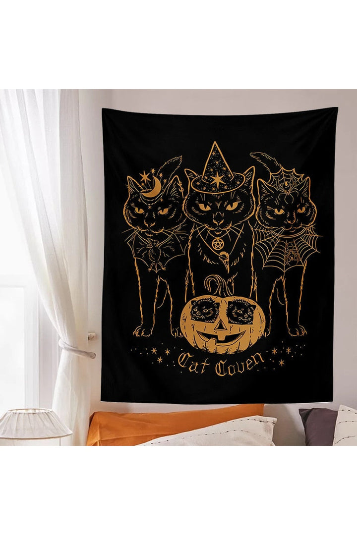 Cat Oracle Wall Tapestry | Bowlift