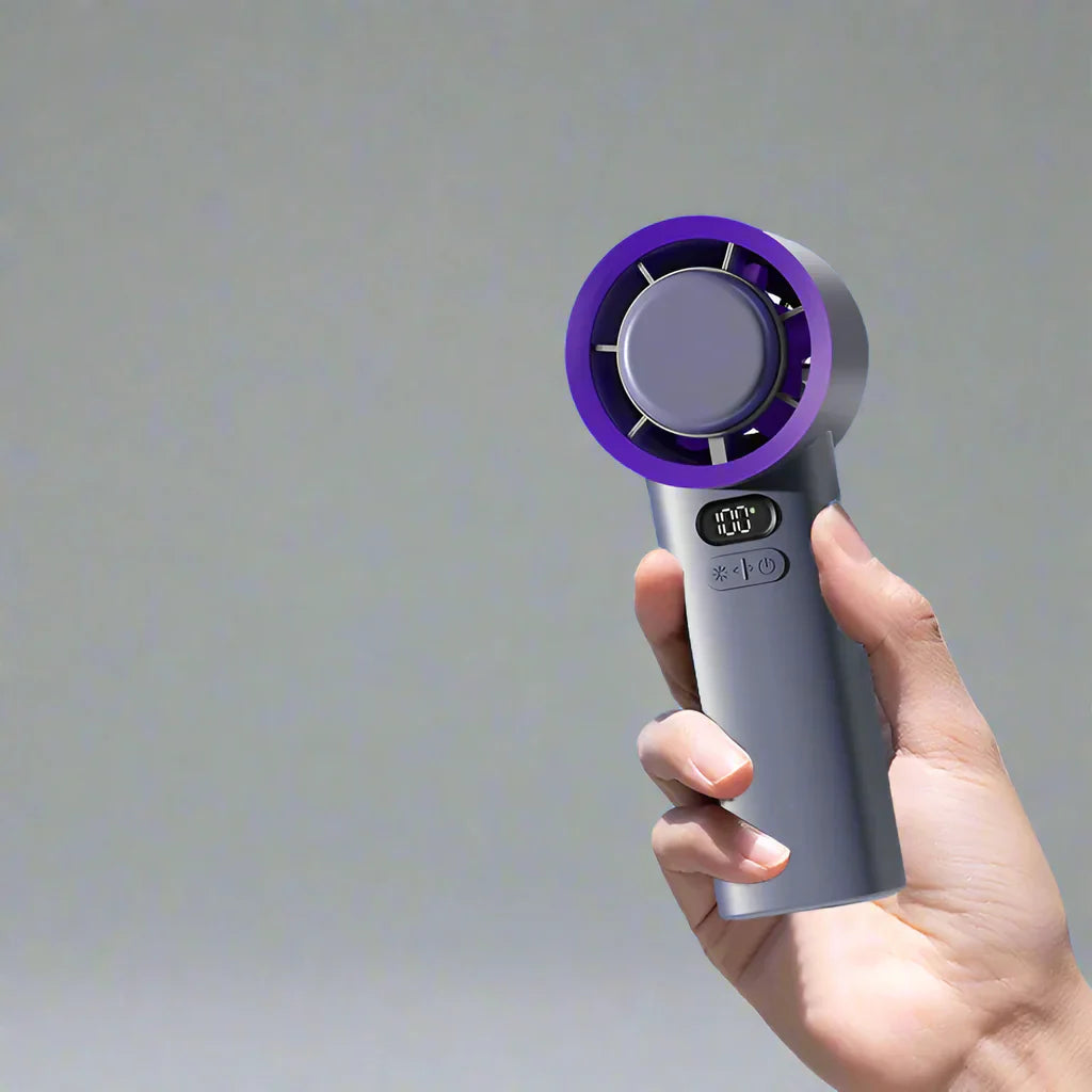 BowLift | Skye Mini Fan with Cooling Plate – Portable Fan with 100 Speeds and Adjustable Breeze