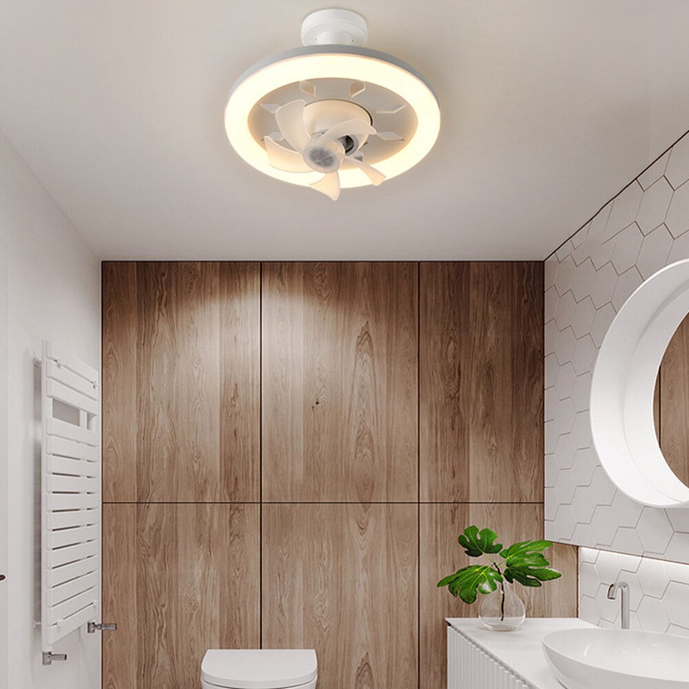 2in1 Radiant Rotating RC Ceiling Fan Lamp | Bowlift