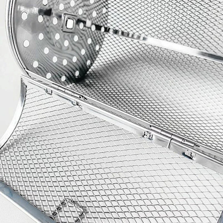 BowLift | Stainless Steel Rolling Grill Basket