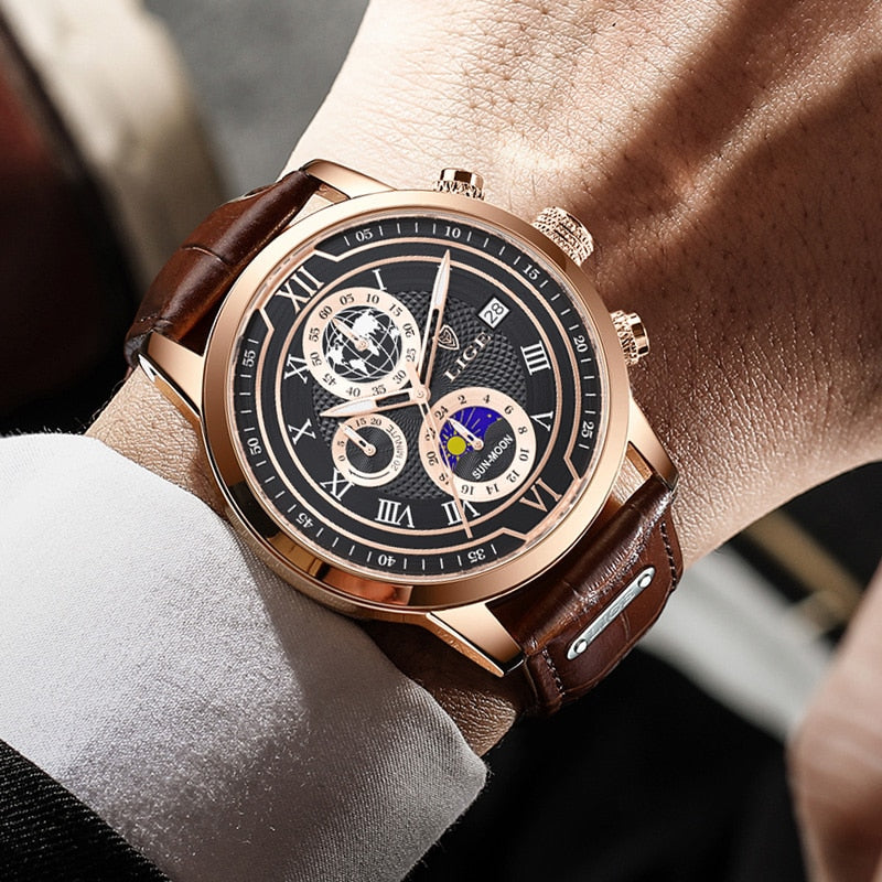BowLift | Classic Chronograph Men’s Watch | Stylish & Functional Luxury Wristwatch for Every Occasion