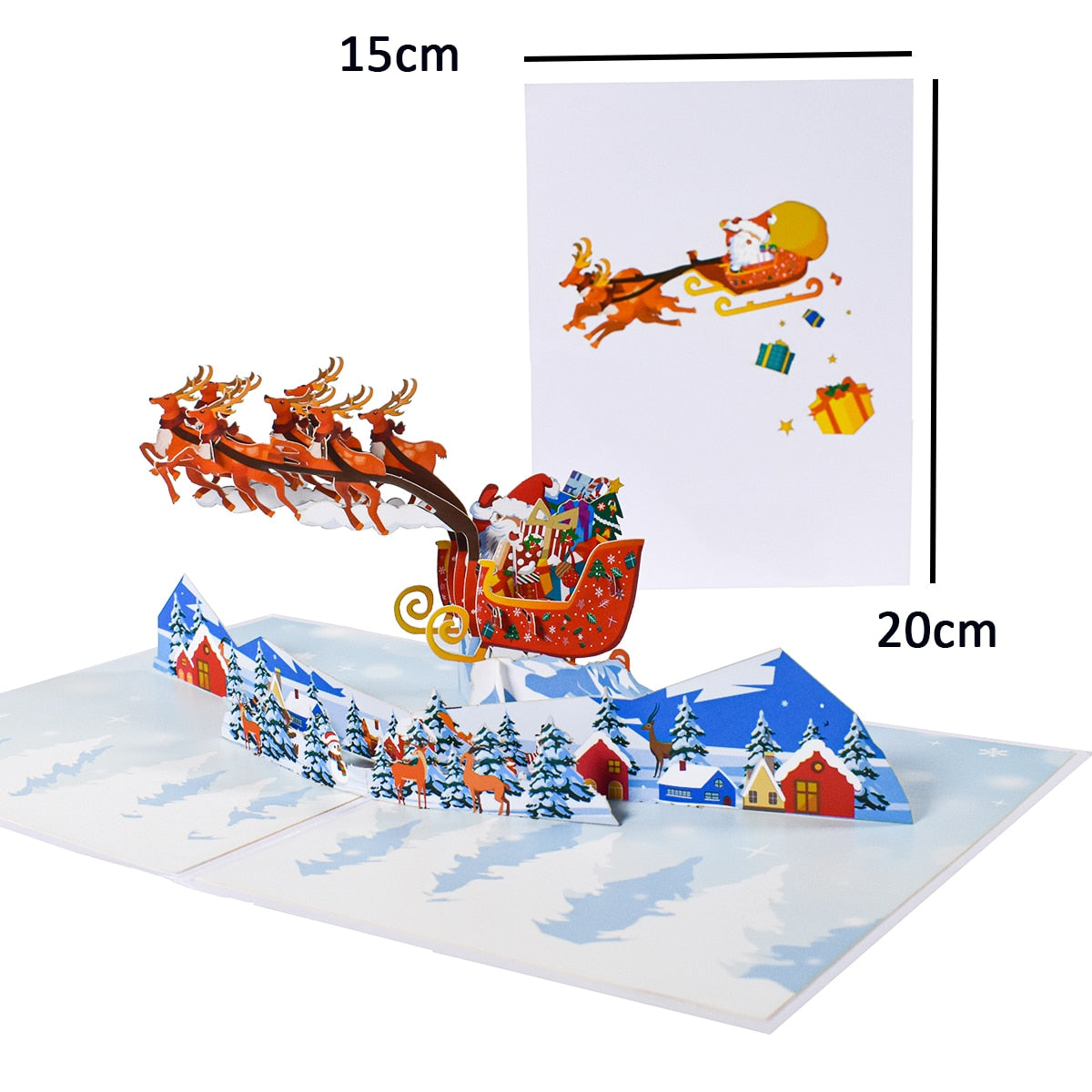 BowLift | 3D Pop-Up Cheerful Christmas Gift Cards
