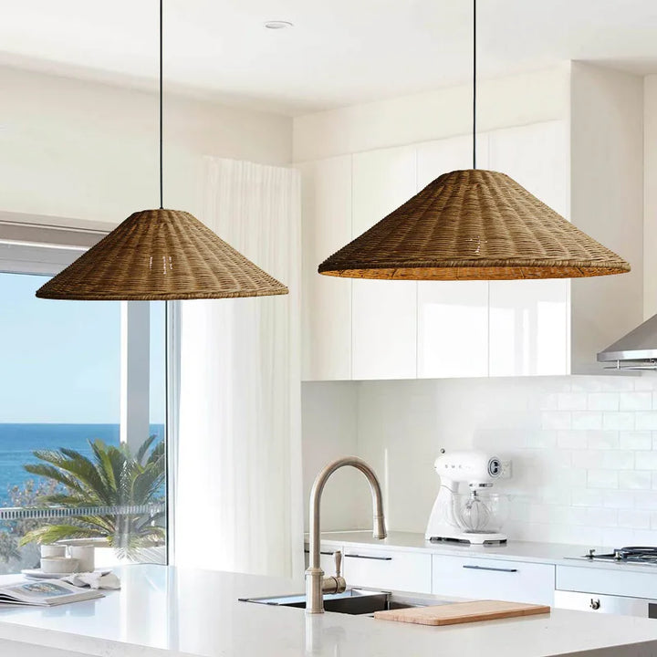 BowLift | Scandinavian LED Pendant Lamp Made of Bamboo
