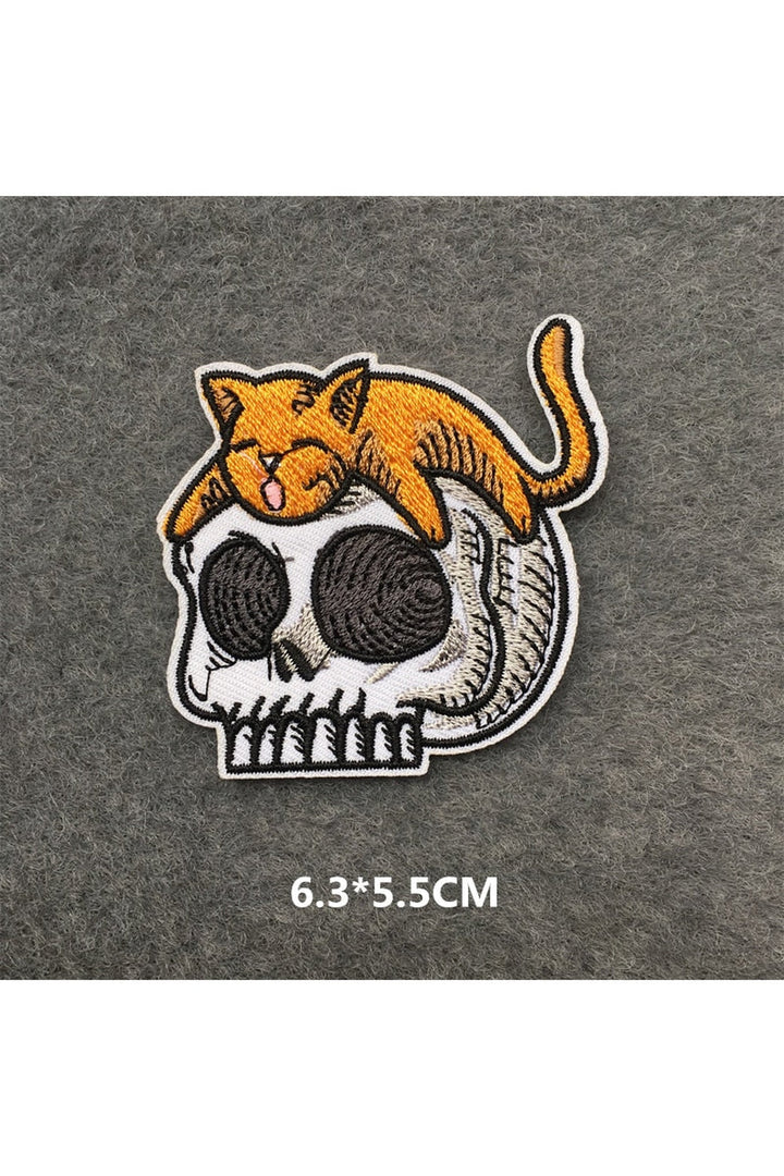 Punk embroidered patch set | Bowlift