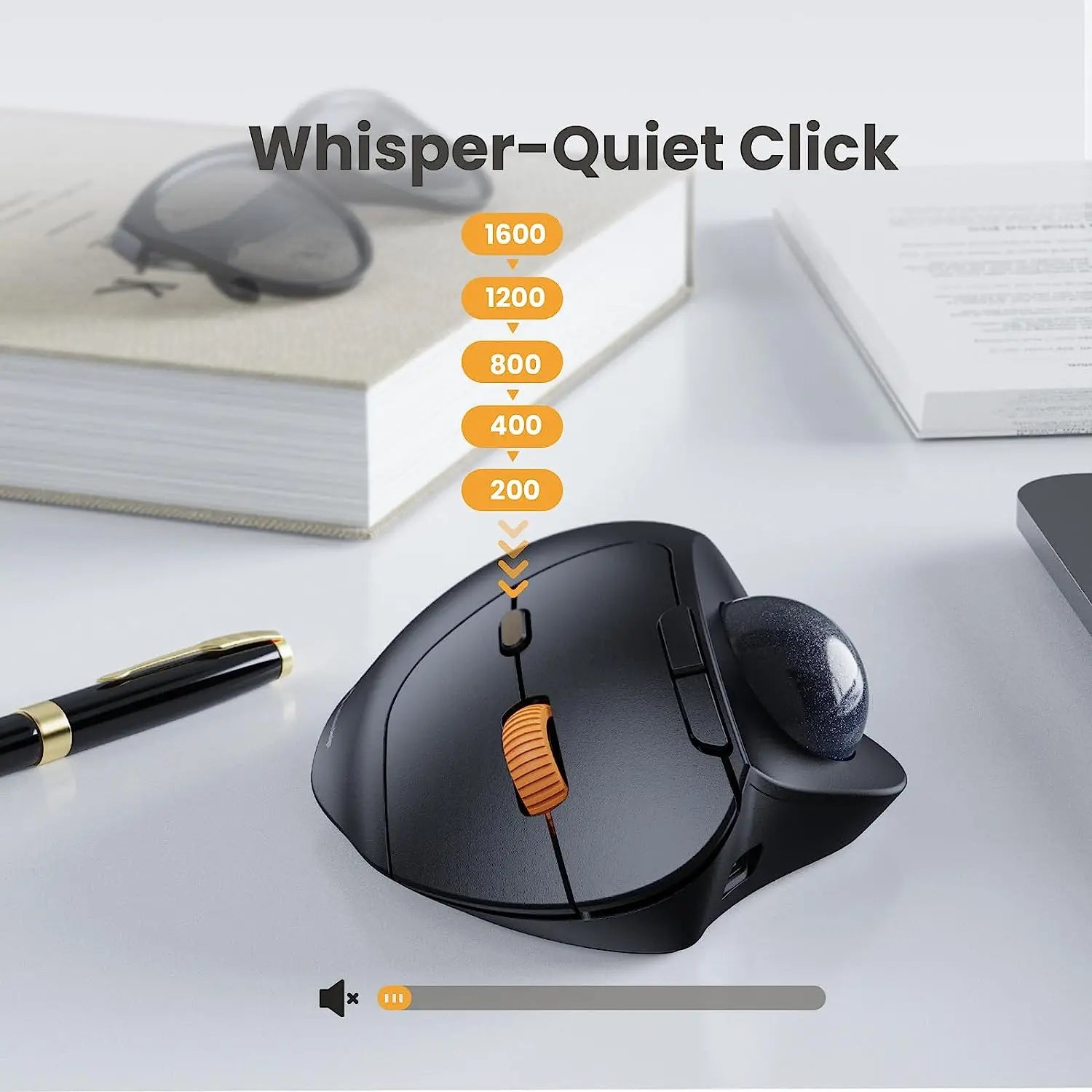 BowLift | Ergonomic Wireless Trackball Mouse