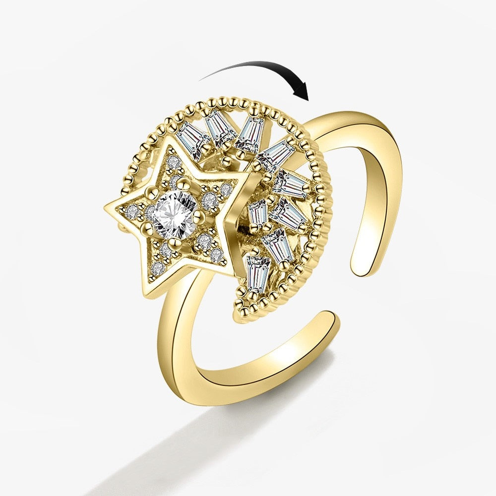 BowLift | Celestial Galaxy Rotatable Ring